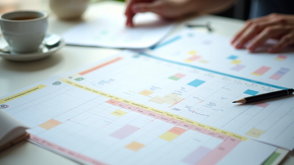 Calendrier commercial avec mise en évidence des périodes de soldes, rentrée scolaire et fêtes