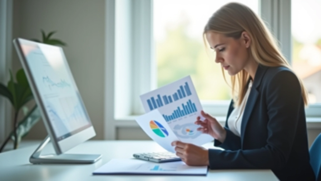 Personne analysant des rapports économiques avec graphiques d'inflation et de prix à la consommation